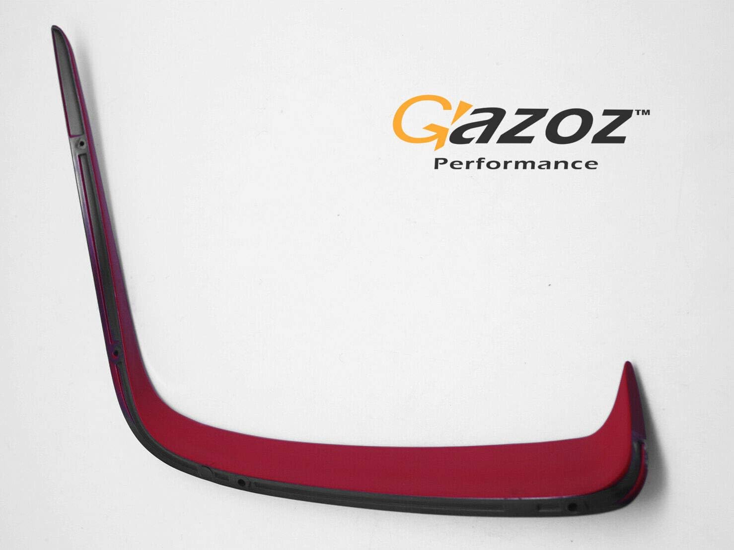 GAZOZ PERFORMANCE RED Rear Aero Flaps Bumper Canards Vent for Mercedes Benz W176 A250 A45 AMG