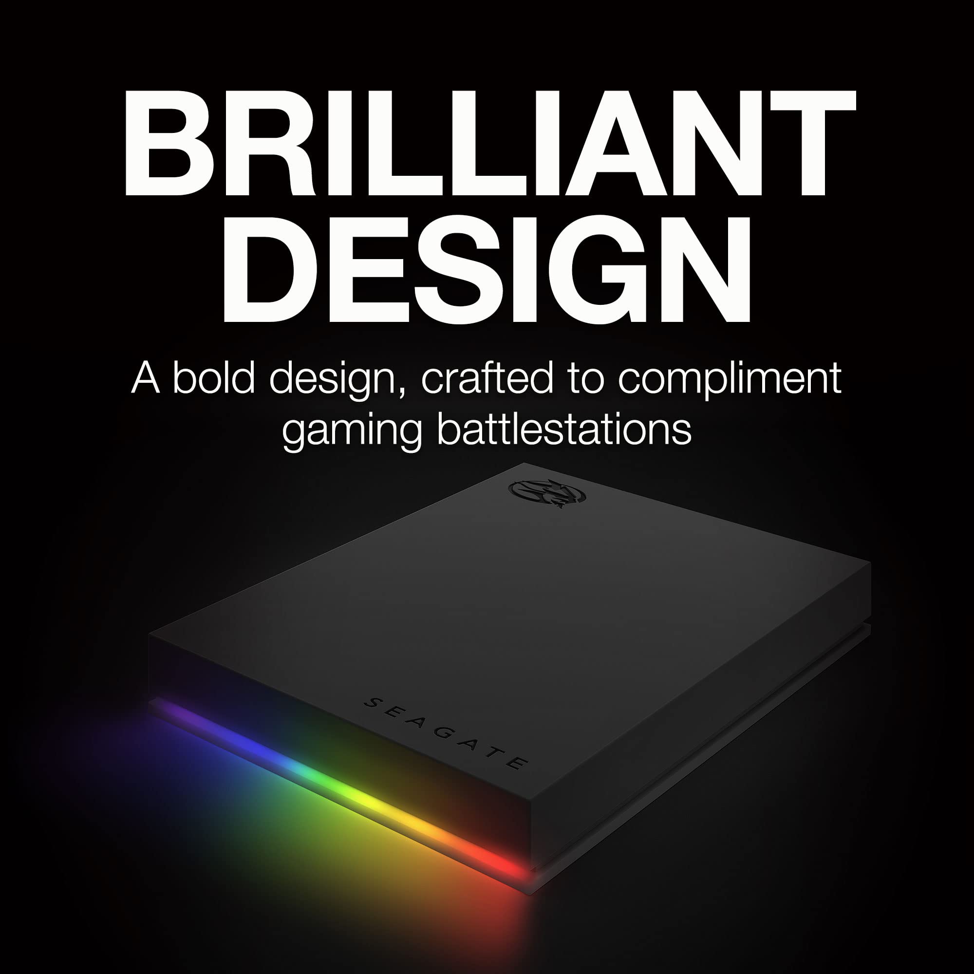 Seagate Game Drive for PS4/PS5 5TB, External HDD, USB 3.0, Officially Licensed, Blue LED, incl 2 weeks Playstation+ (STLV5000202)