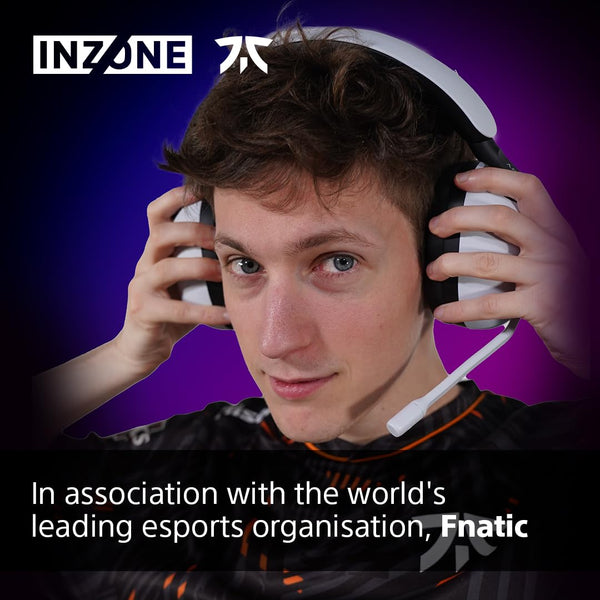 Sony INZONE H3 Wired Gaming Headset – PC/PS5, 360 Spatial Sound for Gaming, Lightweight 299g Design, Flip-to-Mute Boom Microphone, USB Audio Box for Custom EQ – Black