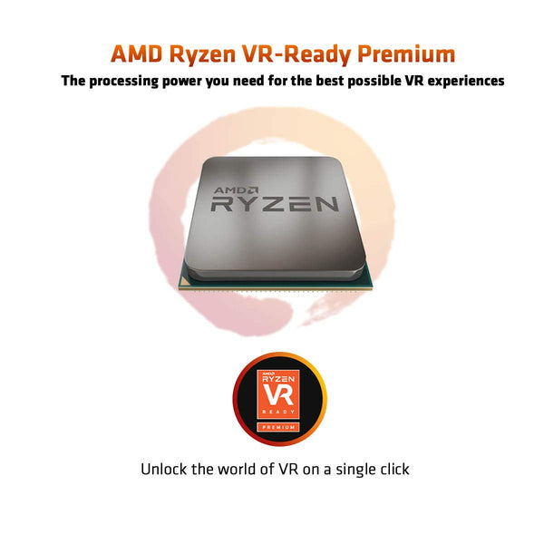 AMD Ryzensets 3 3200G processor (Radeon Vega 8 integrated GPU, 4 cores/4 threads, 65W TDP, AM4 socket, 6MB Cache, up to 4.0 Ghz max boost frequency , wraith stealth cooler)