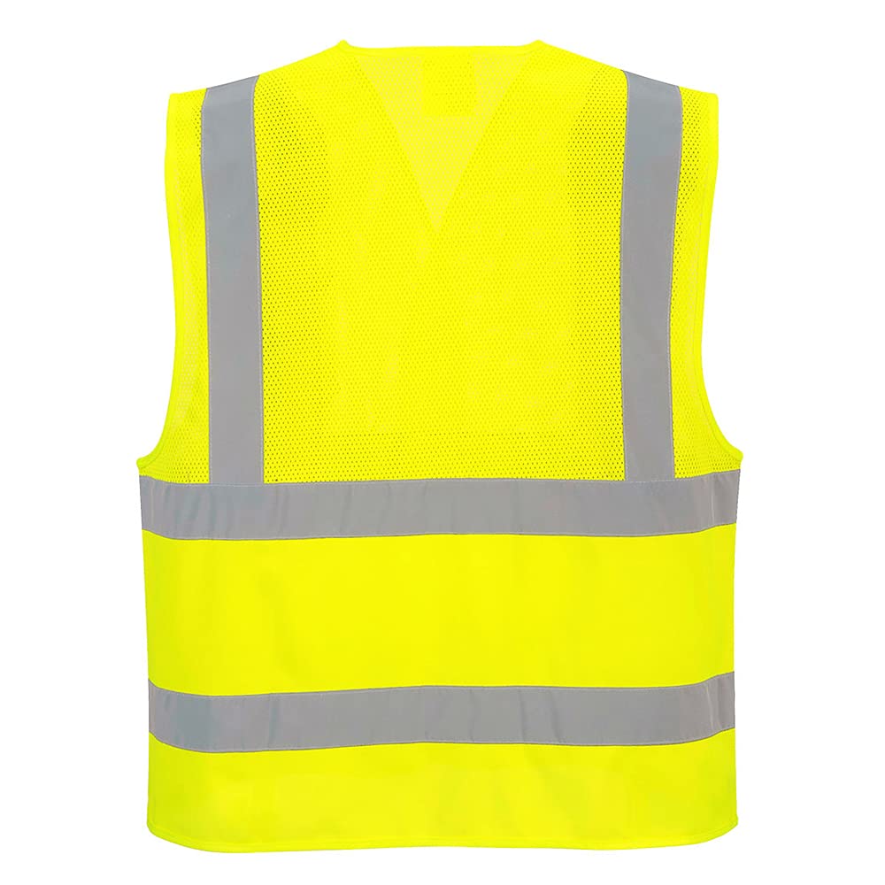 Portwest Hi-Vis Half Mesh Vest, Size: XX/3X, Colour: Orange, C494ORRXX/3X