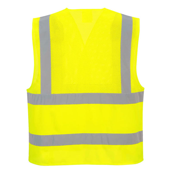 Portwest Hi-Vis Half Mesh Vest, Size: XX/3X, Colour: Orange, C494ORRXX/3X