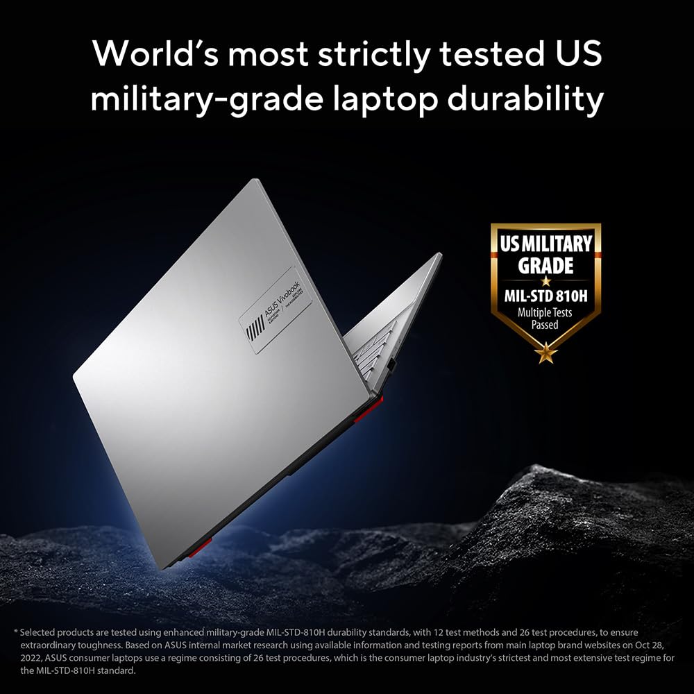 ASUS Vivobook 16 X1605VA Laptop | 16.0" WUXGA 16:10 Screen | Intel Core 7-150U | 16GB RAM | 1TB PCIe SSD | Windows 11 | Silver