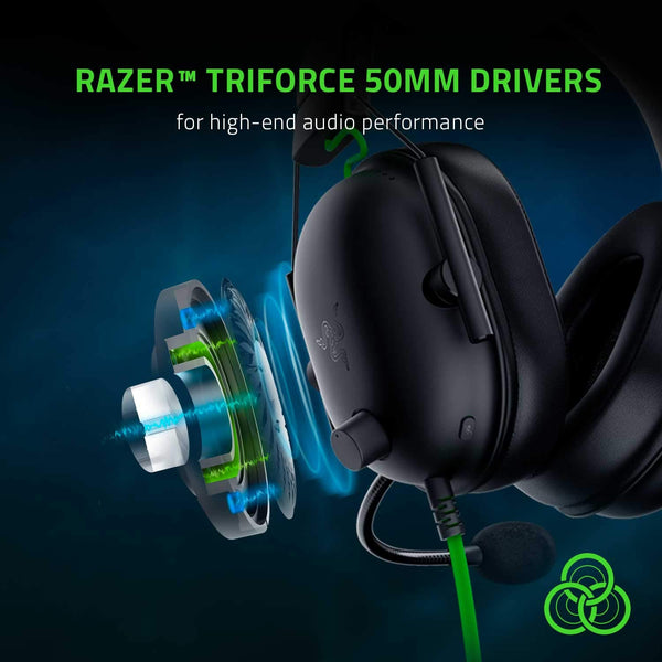 Razer BlackShark V2 Pro (2023) for PC - Premium Wireless E-Sports Headset (HyperClear Super Wideband Mic, TriForce Titanium 50 mm Driver, Bluetooth, Up to 70hrs Battery) White