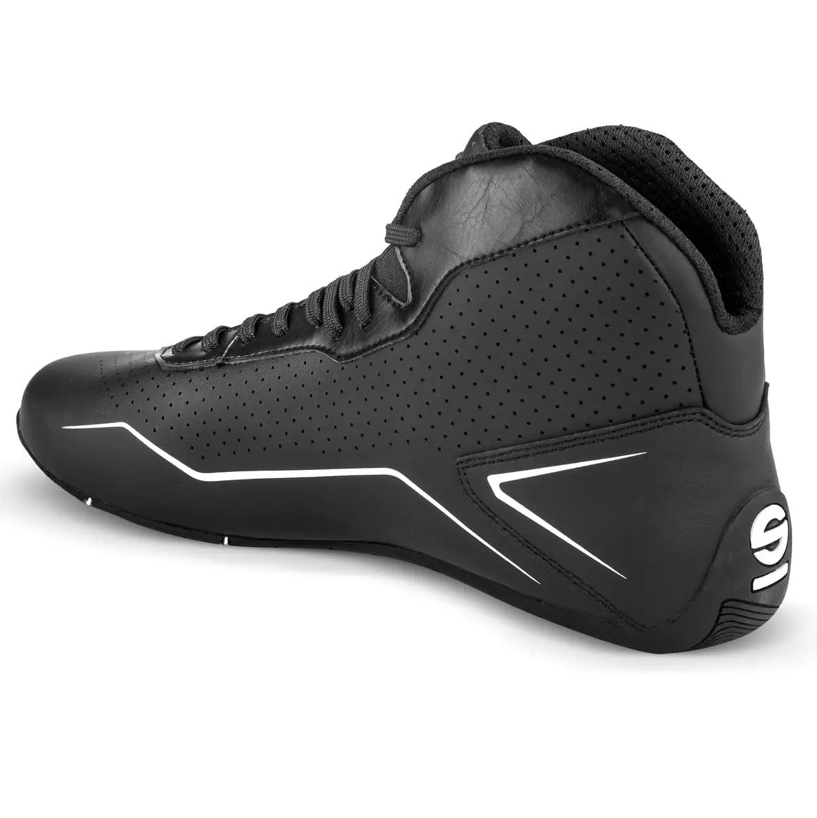 Sparco Unisex K-Pole Shoes Size 45 Black/Fluo Or