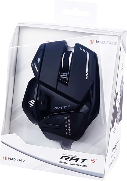 MAD CATZ R.A.T. 8+ Gaming Mouse (USB/Black/16000dpi/11 Buttons) - MR05DCINBL000-0