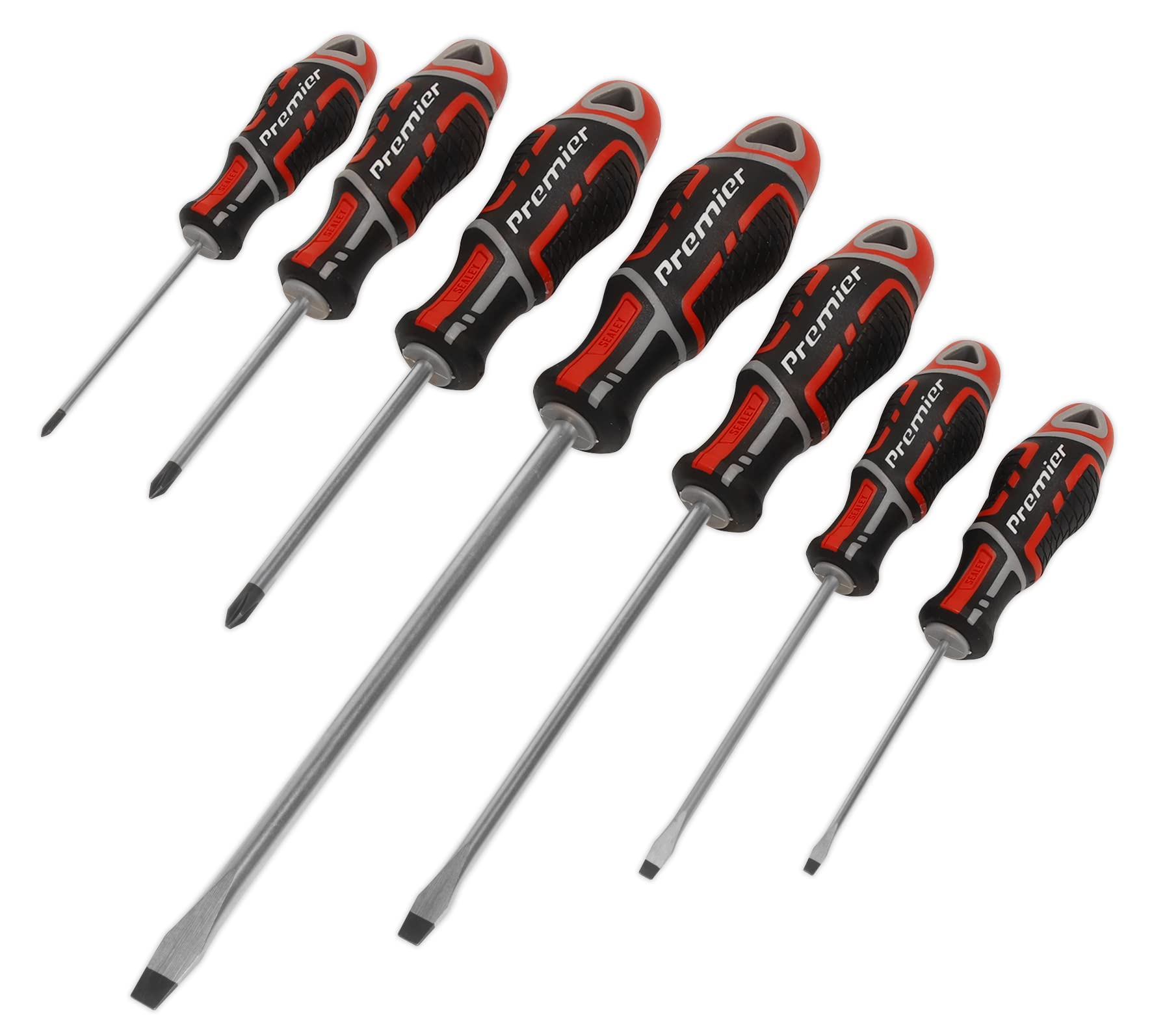 Sealey AK4325HV 7PC Gripmax Screwdriver Set Hi-Vis