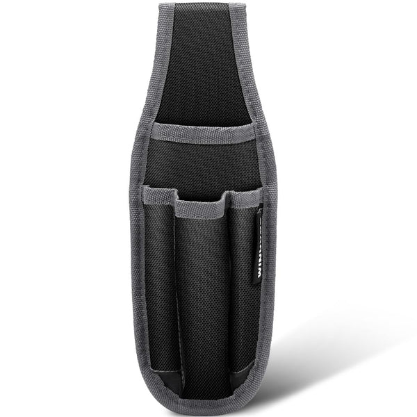 WINHUNT Tool Belt Pouch, Electrician Pouch 18 Pocket with Adjustable Nylon Belt 15x4x22cm Black (18 Pockets)
