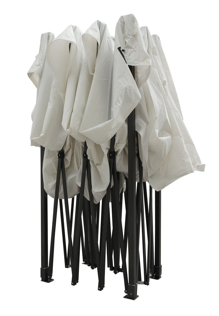 All Seasons Gazebos 3x4.5 Fully Waterproof Pop up Gazebo With Accessories - Metallic Grey