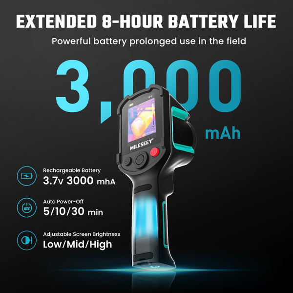 MiLESEEY TR10 Thermal Imaging Camera, Super Resolution 192 x 192 Thermal Camera, 25 Hz Refresh Rate, -4°F to 1022°F Handheld Infrared Imager, 8-Hour Battery Life Infrared Camera