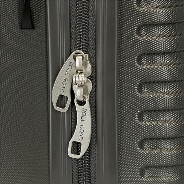 Roll Road India Adaptable Beauty Case Grey 29x21x15 cms ABS