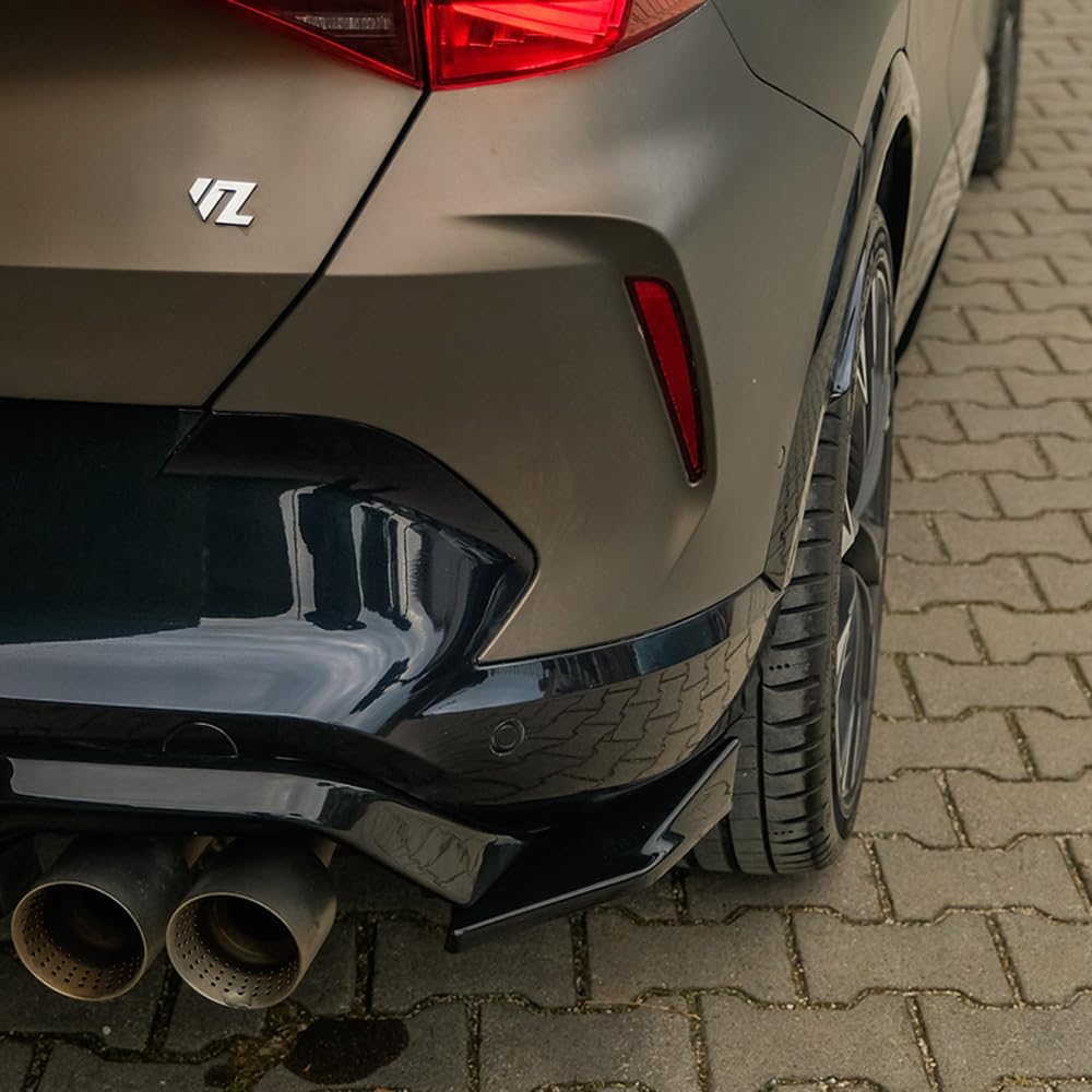 Oneway Rear Side Diffusors compatible with Cupra Formentor 2020-2024 & Facelift 2024- - Version 3 - Gloss black