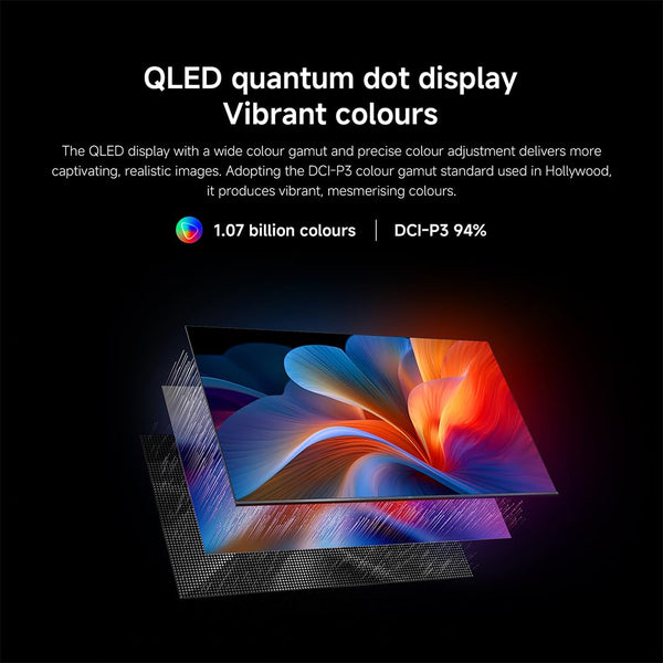 XIAOMI TV F Pro 75, 75 Inches (190 cm), 4K UHD QLED, Smart TV, Fire TV, HDR10+, Game Boost mode 120Hz, MEMC, Alexa Voice Control, 2GB+32GB, Works with Apple AirPlay