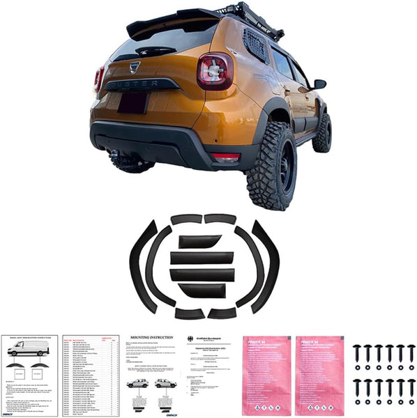 Oneway Complete body kit compatible with Dacia Duster II 2018-2024 - Matt black