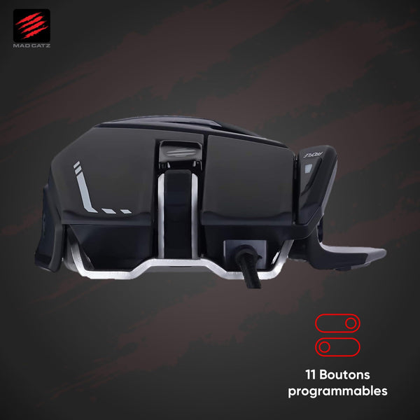 MAD CATZ R.A.T. 8+ Gaming Mouse (USB/Black/16000dpi/11 Buttons) - MR05DCINBL000-0