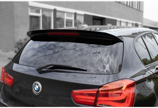 AutoStyle Roof spoiler compatible with BMW 1-Series F20/F21 3/5-doors 2011-2019 (ABS Glossy Black)