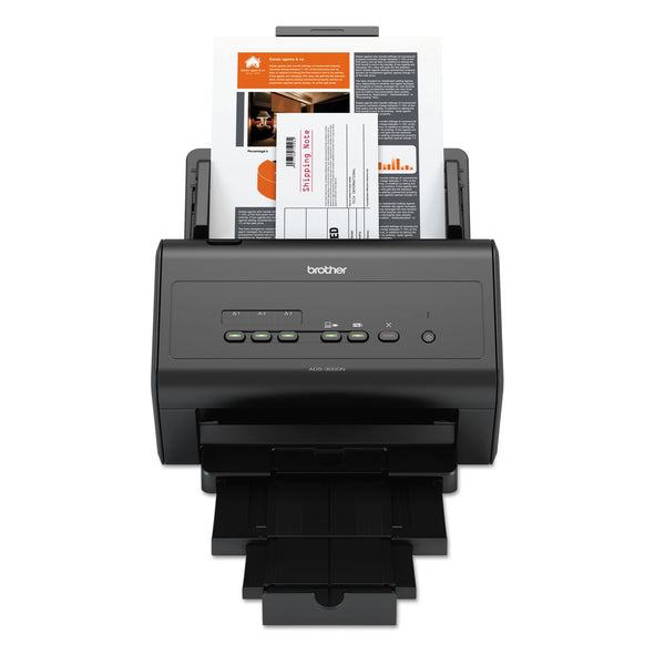 Brother ADS-4300N Desktop Document Scanner |SuperSpeed USB 3.0 |Double-sided |Advanced Image Capture, UK Plug