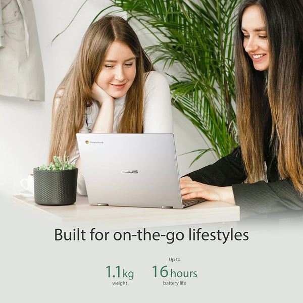 ASUS Chromebook 14 CX1400CKA Full HD Chromebook (Intel Celeron N4500, 4GB RAM, 64GB eMMC, Google Chrome OS)