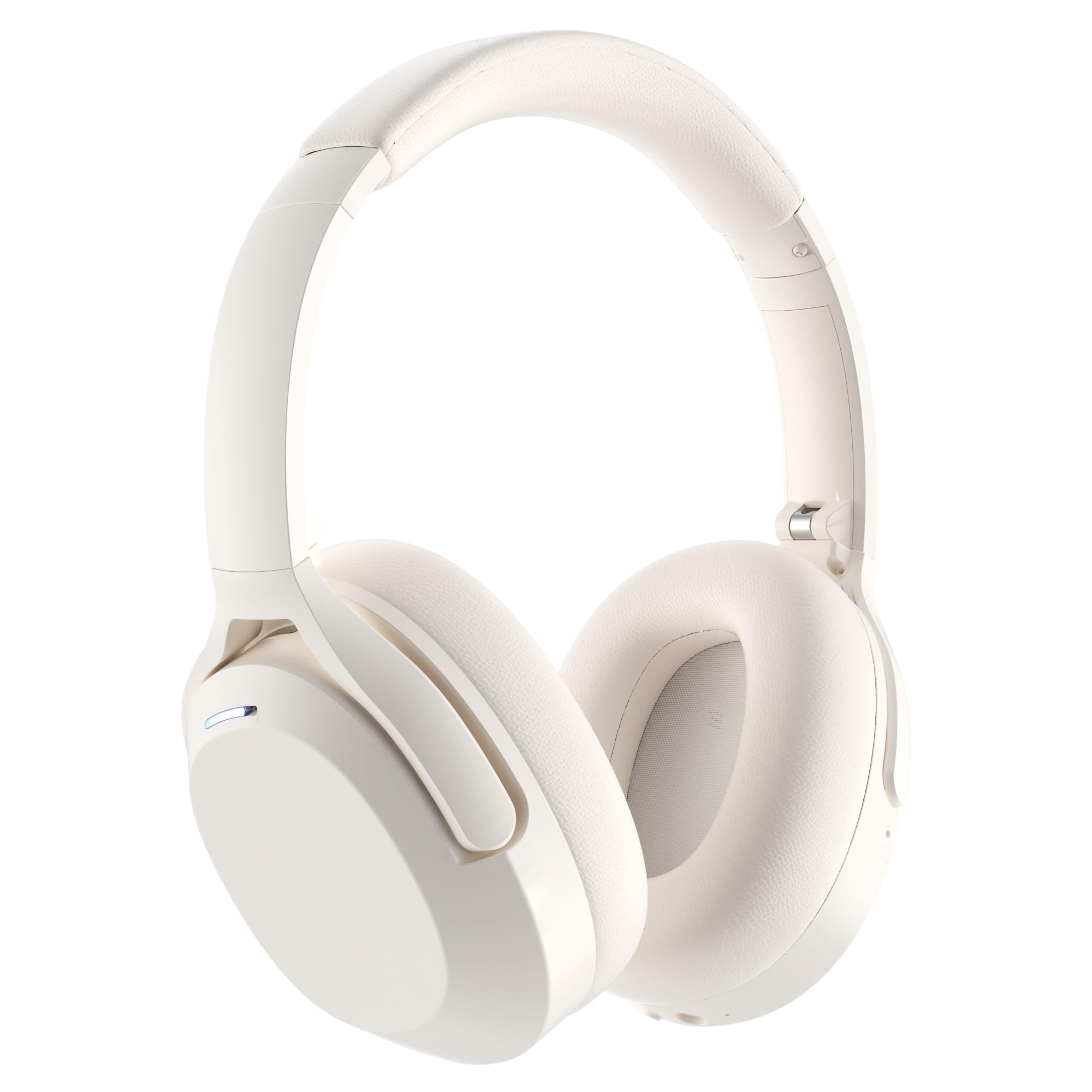 Rebocico Active Noise Cancelling Headphones, Wireless Bluetooth Over-Ear Headphone with Microphone,120H Playtime, Foldable Overhead Headphones with Deep Bass, Fast Charging for Home Travel Office