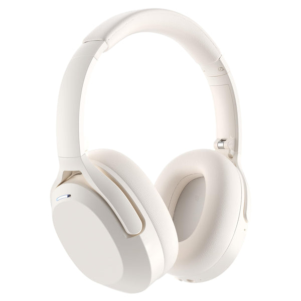 Rebocico Active Noise Cancelling Headphones, Wireless Bluetooth Over-Ear Headphone with Microphone,120H Playtime, Foldable Overhead Headphones with Deep Bass, Fast Charging for Home Travel Office