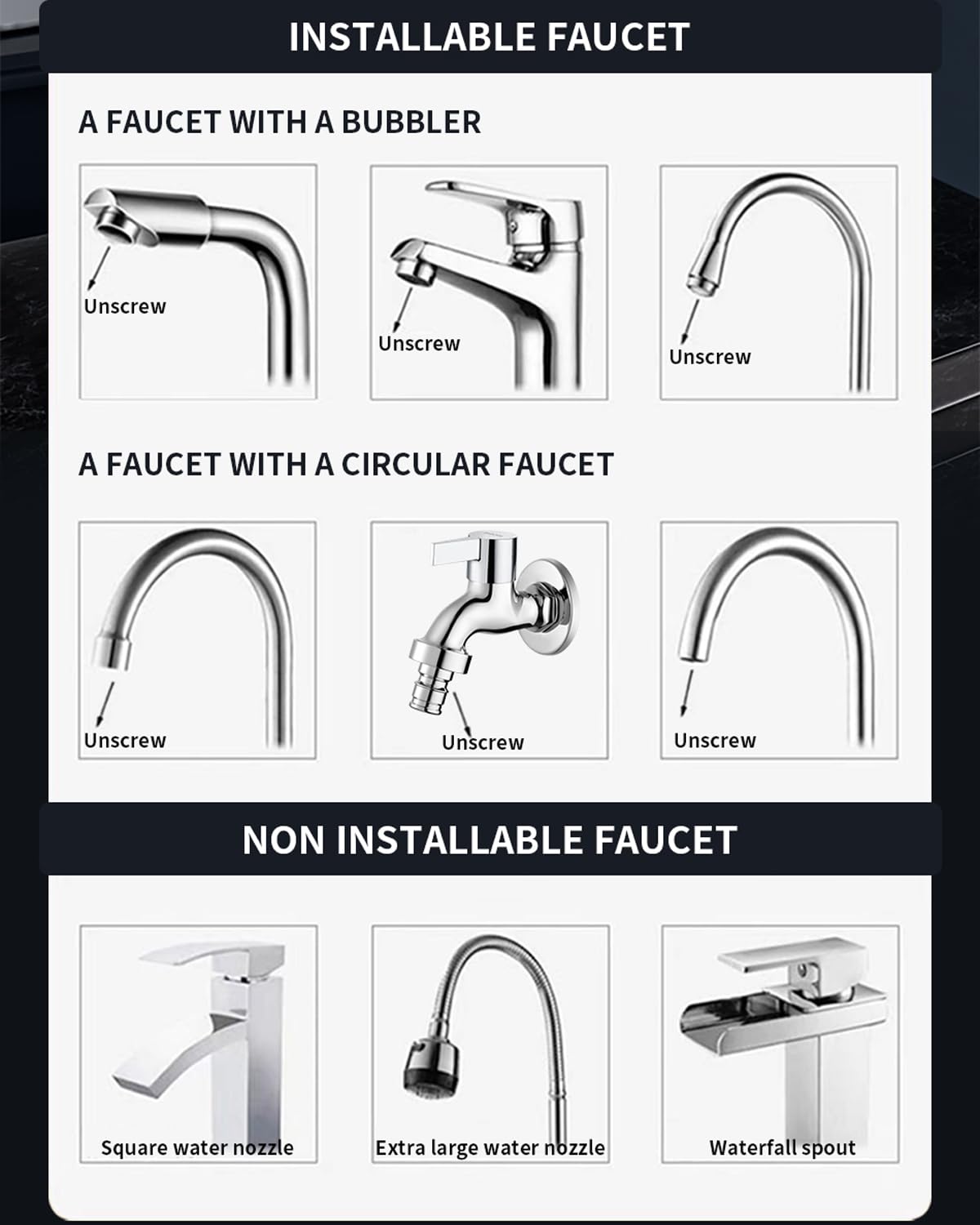 Electric Hot Water Tap for Bathroom, Instant Hot Water Heated Tap for Kitchen, Stainless Steel Water Heater Tap Supply Hot and Cold Water Faucet with Digital Display (Mechanical Spout)