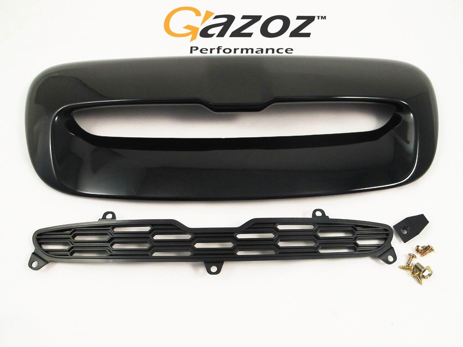 Gazoz Performance Gloss Black Hood Scoop Bonnet Air Intake Vent For Mini Cooper S R56 R57 R58 R59