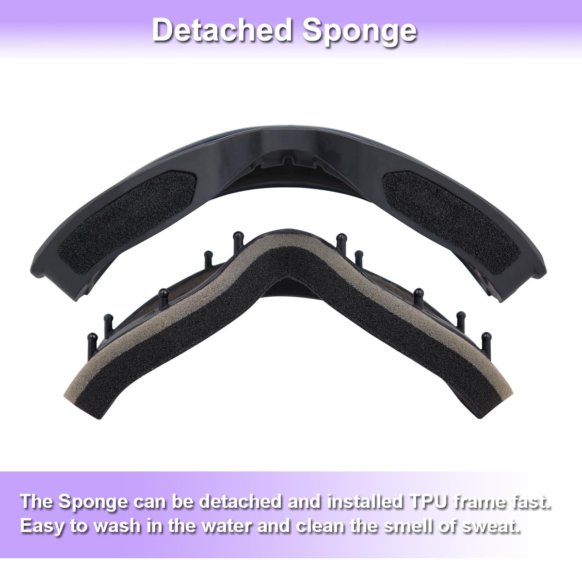 EXP VISION Ski Goggles, Anti fog Snow Snowboard Goggle OTG Dual lens with 100% UV400 Protection for Men Women (Black Frame-Purple)