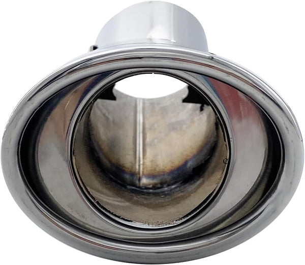 Simoni Racing TRX/30 Exhaust Tip Oval Inox