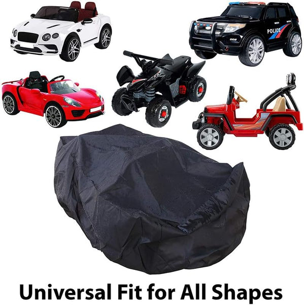Tonhui Car Toy Cover, Ride-On Car Cover for Kids Electric Vehicle - Universal Fit, Water Resistant, Snowproof - Outdoor Wrapper