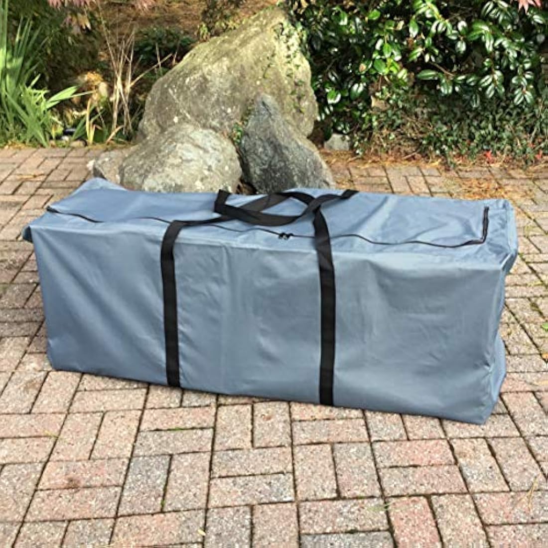 Kingsbridge Garden Furniture Cushion Storage Bag, 600D Fabric, Double Stitching, Heavy Duty, Moisture Resistant LxWxH 140cmx45cmx55cm (use indoors/sheltered areas)