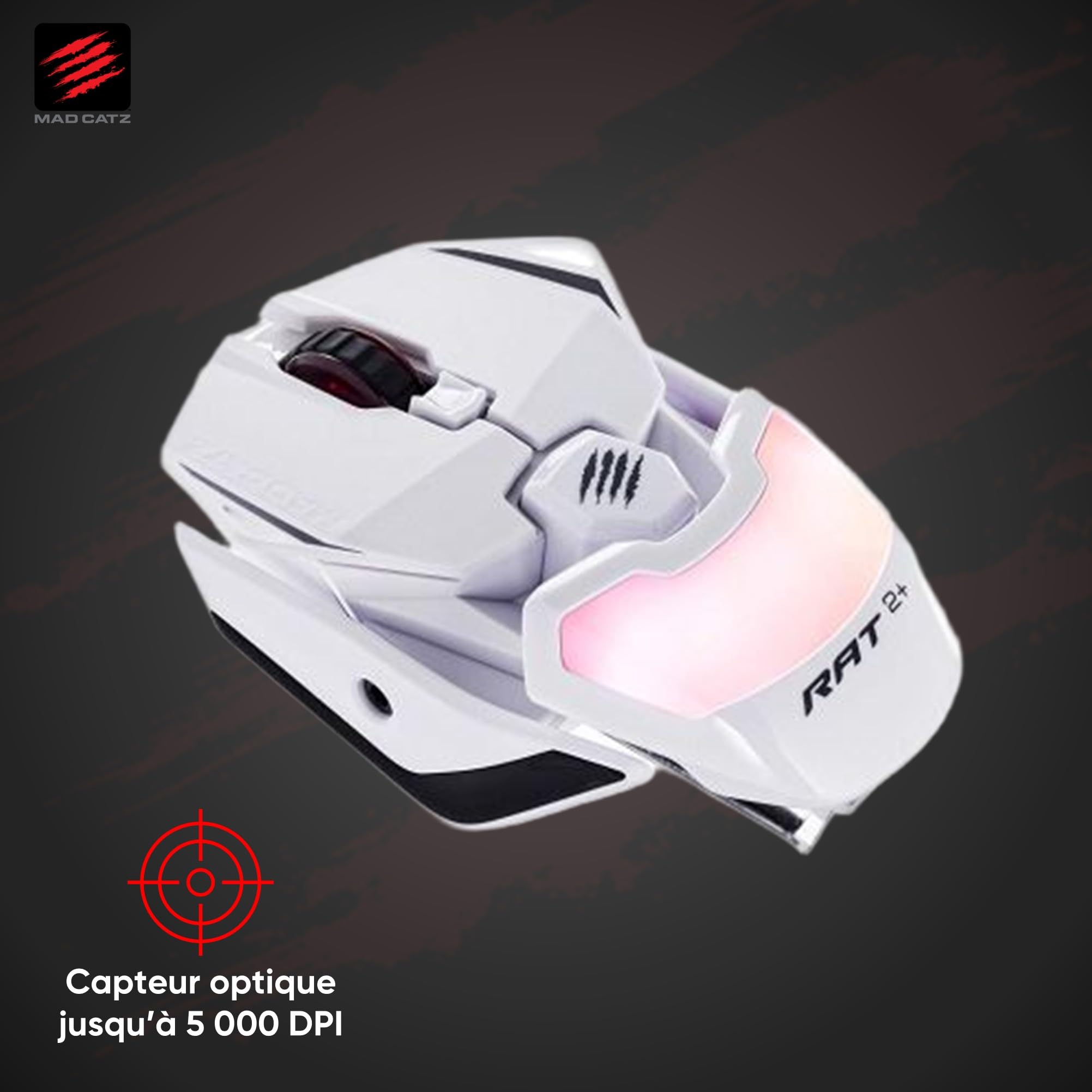 MAD CATZ R.A.T. 8+ Gaming Mouse (USB/Black/16000dpi/11 Buttons) - MR05DCINBL000-0