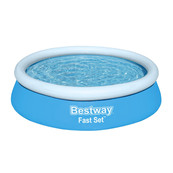 Bestway 6ft x 20in Blue Round Fast Set Inflatable Above Ground Pool