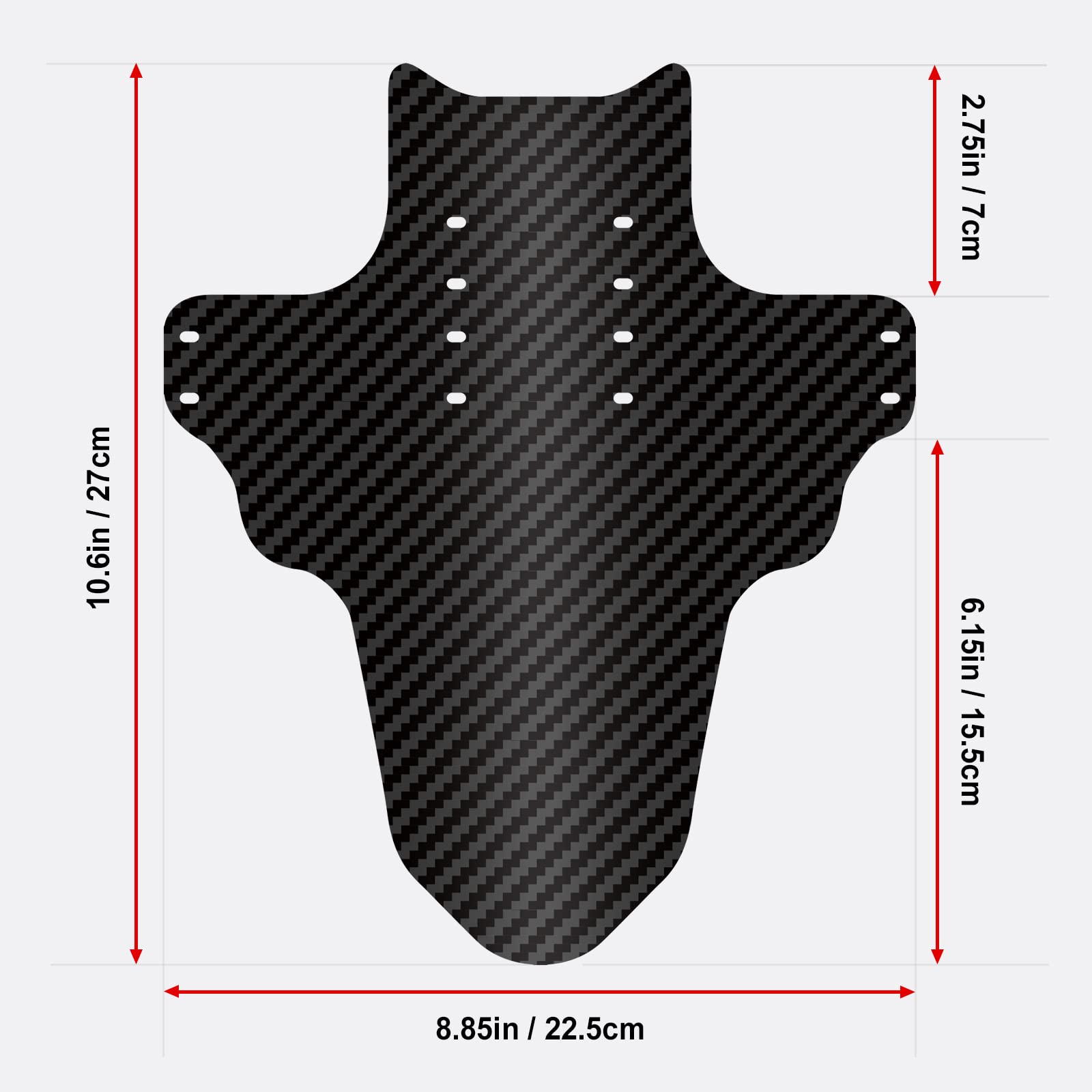 NICEDACK Mudguards Mountain Bike, 2 Pieces Mudguard Fit 20-29 Inch MTB Mudguard Front and Rear Compatible Bicycle Splash Guard