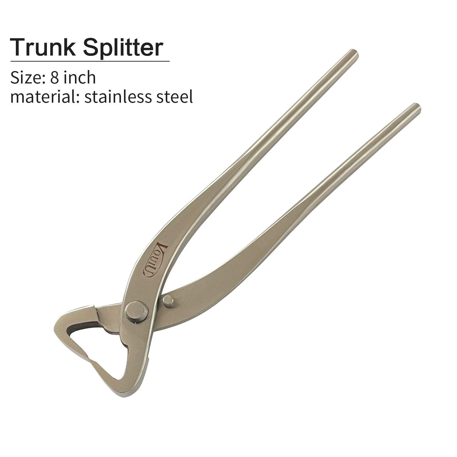 vouiu 4-Piece Bonsai Tool Set,Concave Cutter,Knob Cutter,Trunk Splitter,Bonsai Scissors