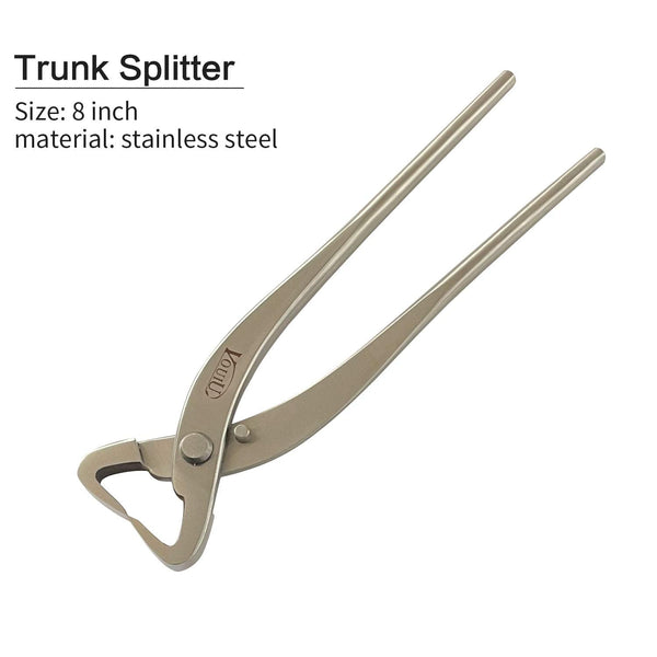 vouiu 4-Piece Bonsai Tool Set,Concave Cutter,Knob Cutter,Trunk Splitter,Bonsai Scissors