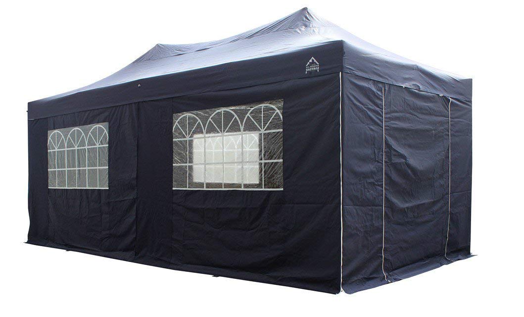 All Seasons Gazebos Heavy Duty, 100% waterproof, 3x6m Pop up Gazebo with 4 x fully waterproof superior Side Walls. 17 Colours ava