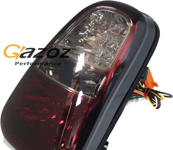 GAZOZ PERFORMANCE LED Tail Lights Rear Lamps W reverse compatible with 04-08 Cooper R50 R52 R53 - Smoked