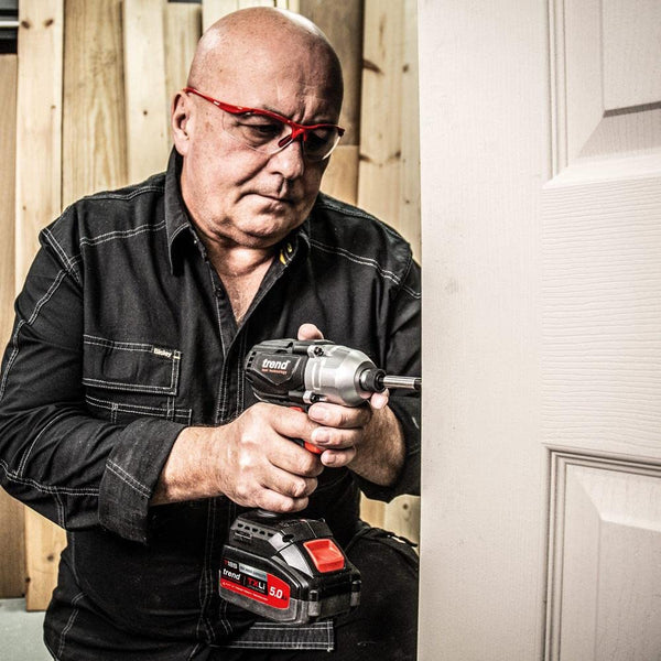 Trend 18V Cordless Brushless Impact Driver with High Performance Motor & Two Speed Settings, Bare Tool (Battery & Charger Sold Separately), T18S/IDB