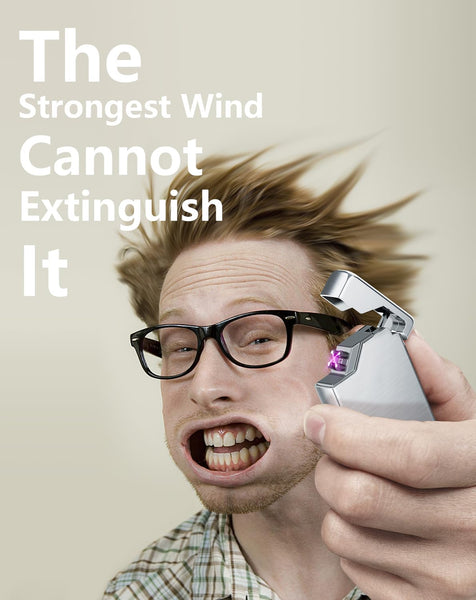 VVAY Electric Lighter Usb C Rechargeable, Windproof Flameless Lighter