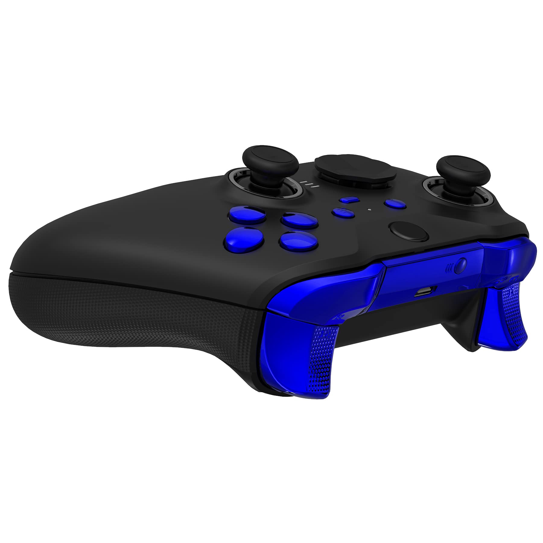 eXtremeRate Chameleon Purple Blue Buttons for Xbox One Elite Series 2 Controller, LB RB LT RT Bumpers Triggers ABXY Start Back Sync Profile Switch Keys for Xbox Elite Series 2 Core Controller