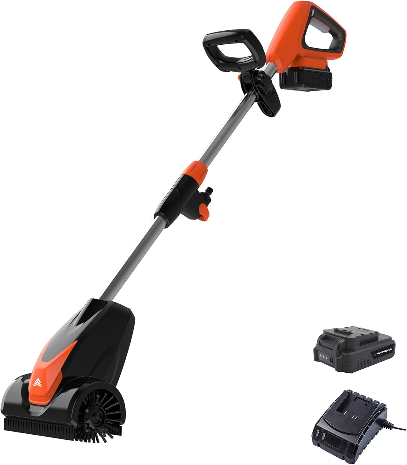 Yard Force 20V 4.0Ah Lithium-Ion Cordless Patio Cleaner 20cm cleaning width and 2-speed settings - LW CPC1