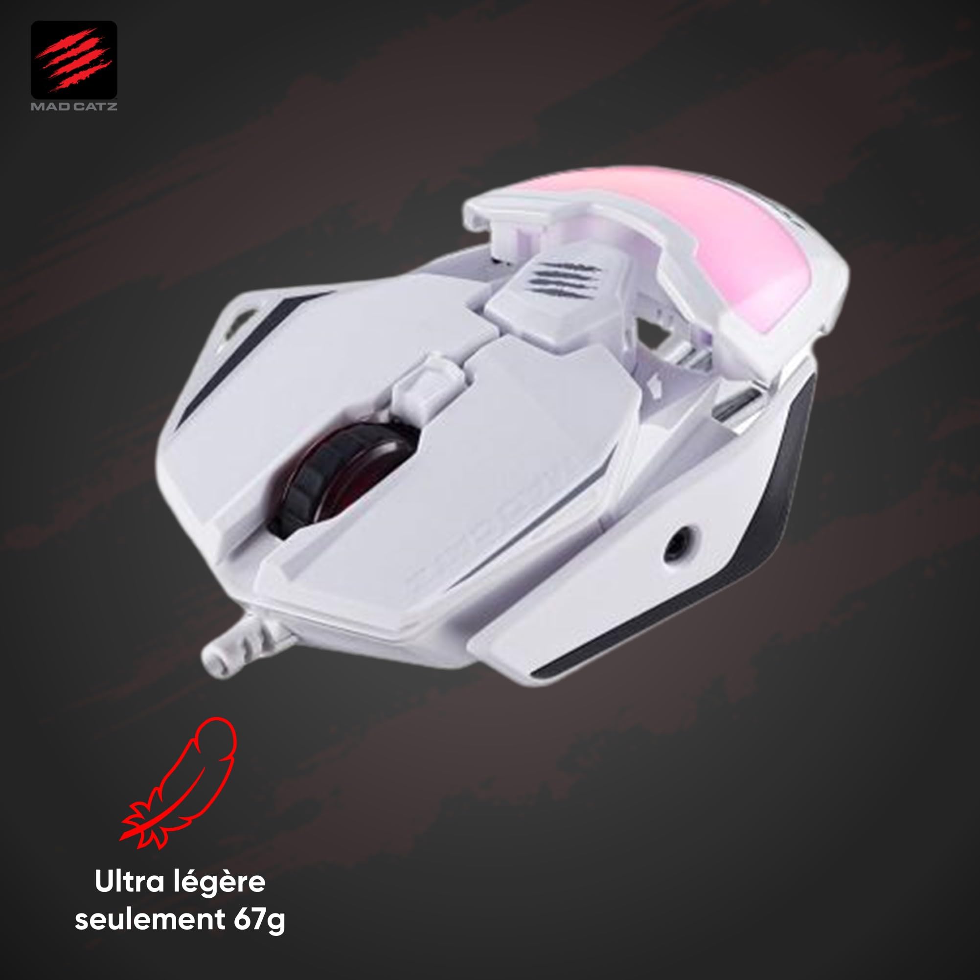 MAD CATZ R.A.T. 8+ Gaming Mouse (USB/Black/16000dpi/11 Buttons) - MR05DCINBL000-0