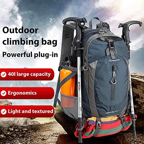 FENGDONG 40L Lightweight Waterproof Backpack for Hiking Camping Travel for Men and Women