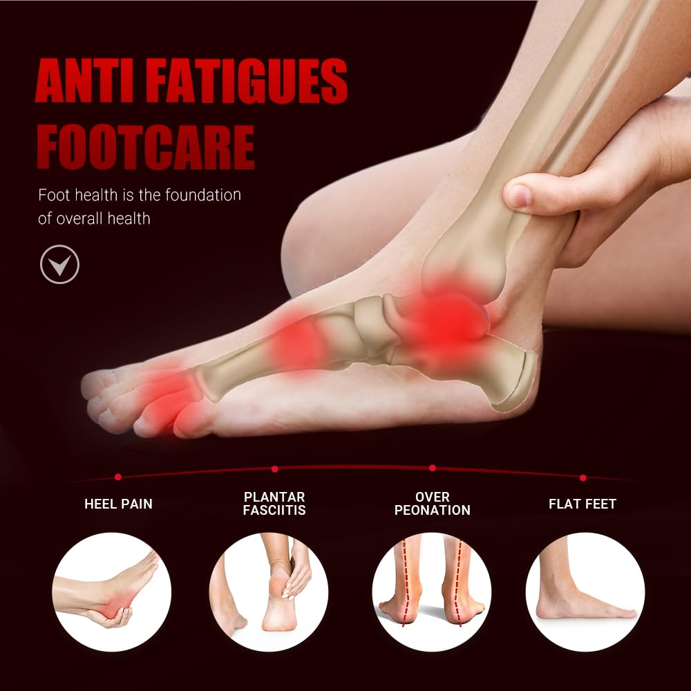 VALsole Orthotic Insole,Arch SupportFor Insole,Plantar FasciitisInsole,for OverPronation,Flat Feet,Metatarsalgia,Heel Pain, Insoles for Men and Women,Blue (UK 9-28cm, Blue-V227)