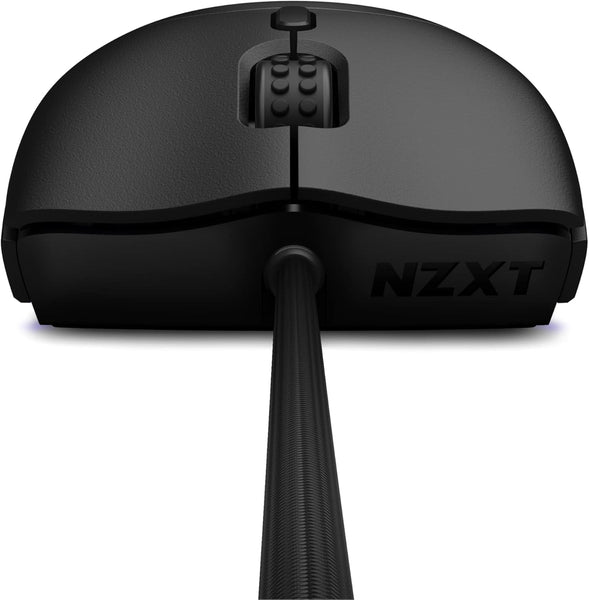 NZXT Lift 2 Ergo | Lightweight Ergonomic Wired Gaming Mouse | Lightweight 61 g Design | 8K Polling Rate | Optical Switches | 26K DPI Optical Sensor | 100% PTFE Feet | Black