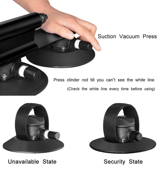 ROCKBROS Suction Bike Rack Car Roof Bike Rack Bicycle Carriers for Cars Roof Bicycle Holder Roof Mounted Quick Release Aluminium Alloy with Sucker