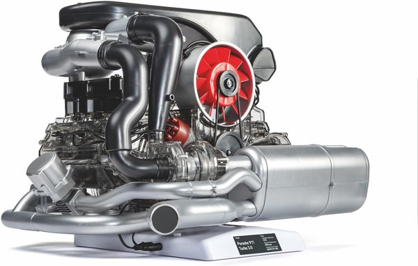 Porsche 911 Turbomotor: Bauen Sie Ihr eigenes 6-Zylinder-Motormodell