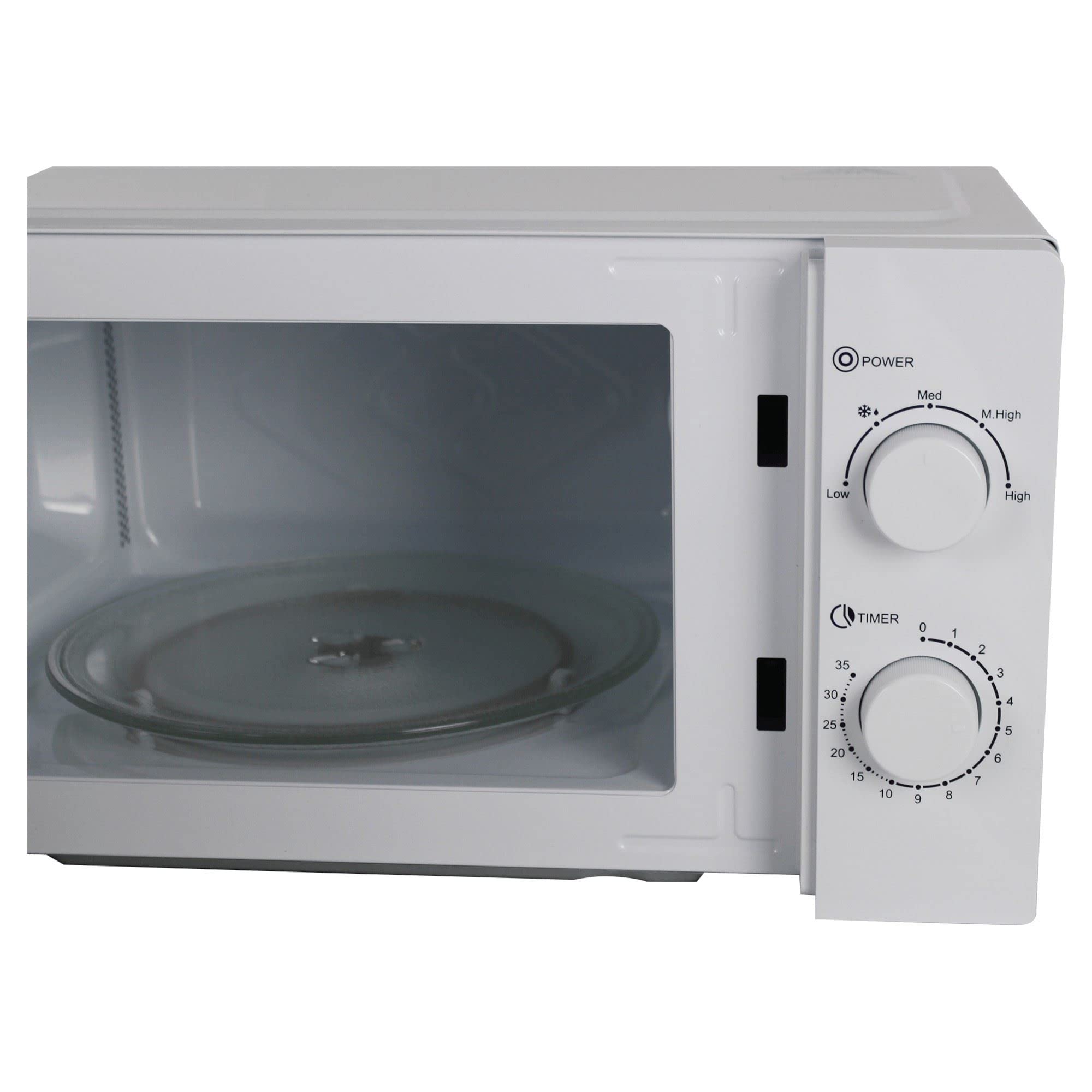 Altimo 700W 20L White Microwave Oven, 5 Cooking Power Levels, Quick Defrost Function, Manual Kitchen Timer MMW701W