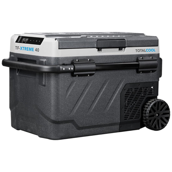 TF-XTREME Portable Refrigerator Fridge Freezer - 12V Electric Car Fridge Cooler for Camping - Motorhome Cool Box 24V Off-Grid Fishing Picnic Van Coolbox Green 50L