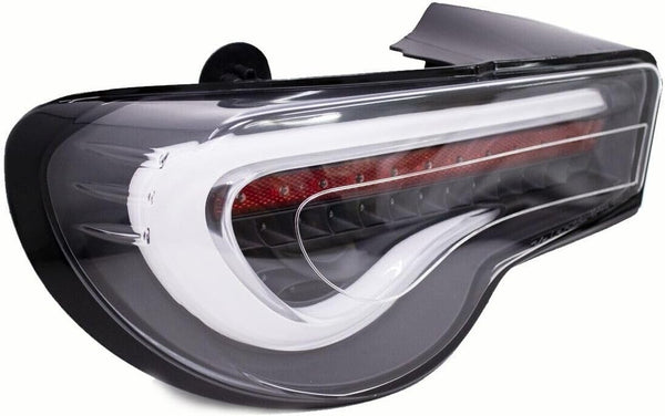 GAZOZ PERFORMANCE Exterior Accessories lights - LED Tail Lights Sequential Signal Turn Signal Black Housing/White bar Compatible With 2012-2021 Toyota 86 Subaru BRZ Scion FRS ZN6/ZC6 Gen1